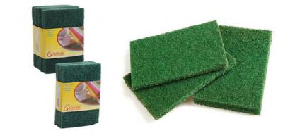 9-Pack General Purpose Green Heavy Duty Nylon Abrasive Scouring Pad