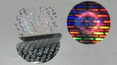 Hologram Self-adhesive Sticker, with high holographic security ()