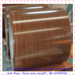 prepainted wooden grain ppgi in coils (окрашенная деревянная PPGI зерна в рулонах)