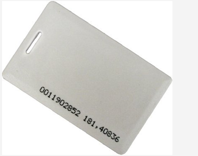 125KHz RFID Clamshell card ()