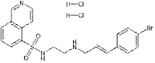 N-[2-(p-Bromocinnamylamino)ethyl]-5-isoquinolinesulfonamide Dihydrochloride ()