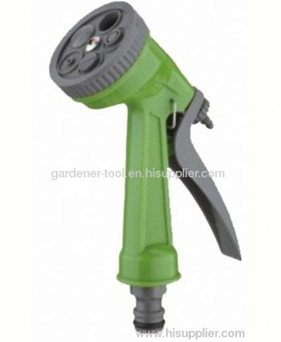 Plastic 5-function garden trigger water nozzle ()