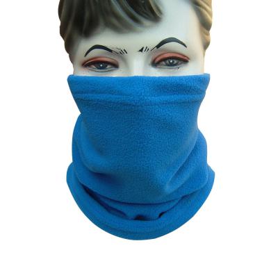 Polar Fleece Neck Warmer Snood Scarf Hat Unisex Thermal Ski Wear Snowboard BLUE ()