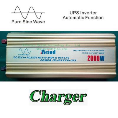 2000W Power Inverter with UPS Pure Sine Wave AC converter Car Inverters Power Su