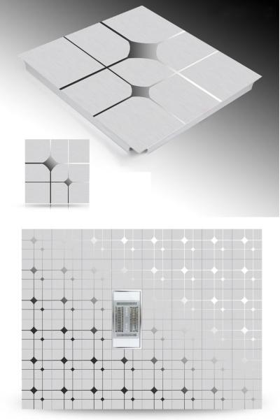 House interior decoration aluminum ceiling tiles wall panel ()