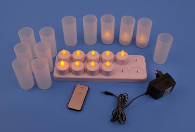 LED rechargeable candle with remote ()