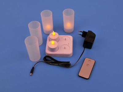  LED rechargeable candle with remote ()