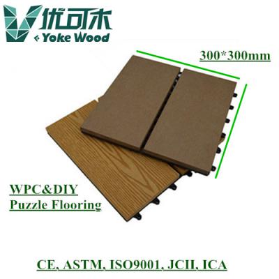 Wood plastic composite puzzle floor (Wood plastic composite puzzle floor)