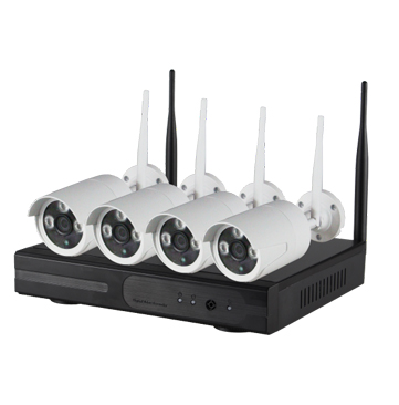 4CH 720P Plug and Play WIFI NVR Kit ()