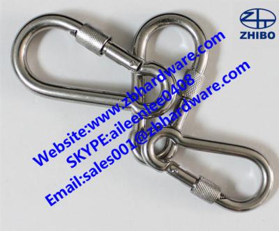 Stainless Steel AISI304/316 Wholesale Snap Hook Climbing Carabiner with screw (4 (Stainless Steel AISI304/316 Wholesale Snap Hook Climbing Carabiner with screw (4)