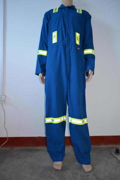 100% cotton flame retardant anti static coverall for gas industry (100% хлопок огнестойкий C в целом для газовой промышленности)