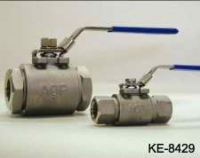 2-PC TYPE BALL VALVES, SCREWED ENDS (2-PC Тип шаровые краны, резьбовое ENDS)