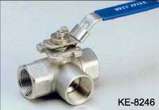 3-WAY TYPE BALL VALVES, SCREWED ENDS (3-WAY типа шаровых кранов, резьбовое ENDS)