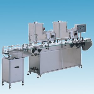 Automatic Counting and Capping  Machine, capper and counter (Automatische Zhl-und Verschliemaschine, Capper und counter)