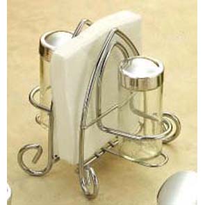 S & P Set w/napkin holder (S & P Set w / Serviettenhalter)