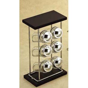 6 Bottle Spice Rack (6 Bouteilles Porte-épices)