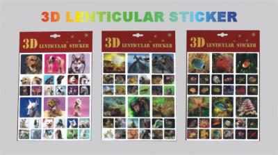 3D Lenticular Stickers