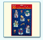 POP-UP 3D LENTICULAR Christmas Stickers (POP-UP 3D LENTICULAR Christmas Stickers)