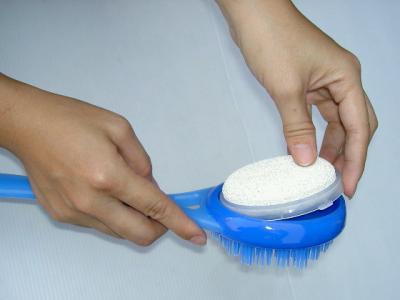 Body Cleaning Massage Brush (with Pumice Pad)