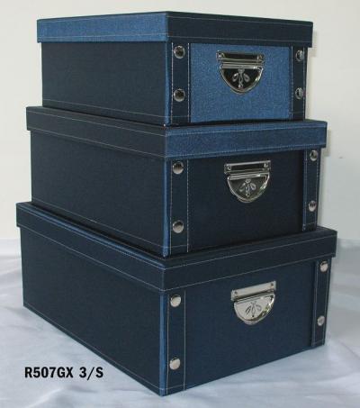 storage box/gift boxes with knock down design (Boîte d`entreposage / boîtes cadeaux avec knock down design)