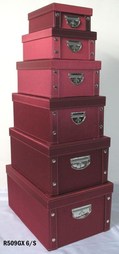 storage box/gift boxes with knock down design (Boîte d`entreposage / boîtes cadeaux avec knock down design)