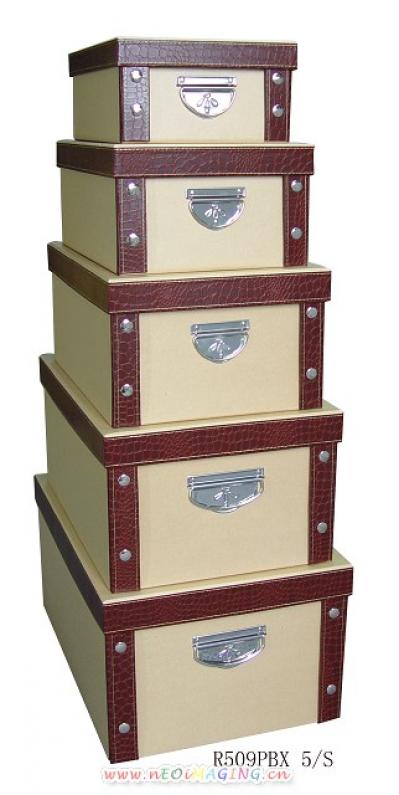 storage box/gift boxes with knock down design