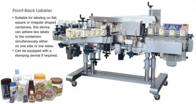 Front and Back Labelling Machine