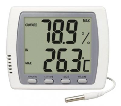 LCD Digital Thermo-hygrometer with ourtdoor sensor