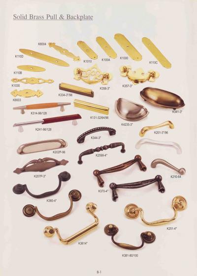 BRASS KNOBS AND PULLS (BRASS Knöpfe und zieht)