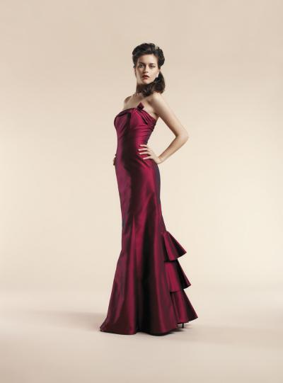 bridesmaids; evening dress (demoiselles d`honneur robe de soirée)