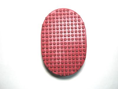 Oval rubber Brush , W/four tiny pin and Handle (Овальный резиновая щетка, Вт / четыре маленьких Pin и ручкой)