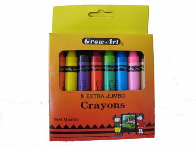  Extra Jumbo Crayons per box (Дополнительная Jumbo мелки в коробке)