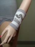 Bomboo Charcoal Wristlet Supporter with Far Infrared Ray (Bomboo уголь Браслет Supporter с Дальним инфракрасных лучей)