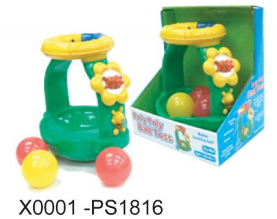 BALL TOSS ROLLING BASKET SET