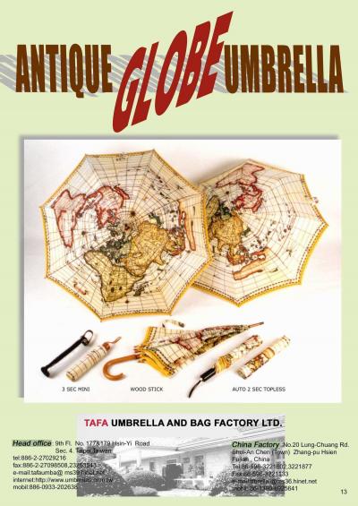 ANTIQUE GLOBE UMBRELLA