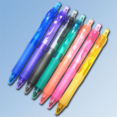 PLASTIC RETRACTABLE BALL PEN (PLASTIC Druckkugelschreiber)