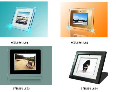 5.6 inch digital photo frame (Acrylic and Wood) Multimedia