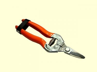 6-1/4` floral stainless curved pruner