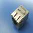 THROUGH HOLE TAB DOWN RJ-45 JACK WITH Gigarbit MAGNETIC , Apply in 1Ghz、1