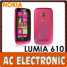 Nokia Lumia 610 8GB storage 3G 5MP WiFi Smartphone- Pink