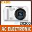 Casio Exilim EX-ZR200 16.1MP 12.5x Optical Zoom HS HDR Digital Camera- White ()