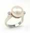 925 Silver Ring with Fresh Water Pearl (925 Silver Ring with Fresh Water Pearl)