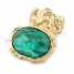 Fashion alloy Rings,glod color plated and with a turquoise in it,sold by pc (Fashion alloy Rings,glod color plated and with a turquoise in it,sold by pc)