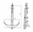 Ship anchor-Deadweight anchor-IJIN A044 (Ship anchor-Deadweight anchor-IJIN A044)