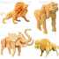 wooden construction kit Animal craft model, woodcraft 3d puzzle