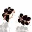 Hot Sale Black Flower Austrian Crystal Alloy Earring (Hot Sale Black Flower Austrian Crystal Alloy Earring)