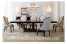 Large dining table 8 dining table square dining table and chairs ()