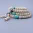 50.5cm length natural beige color barrel shape high quality bodhi root beads cus ()